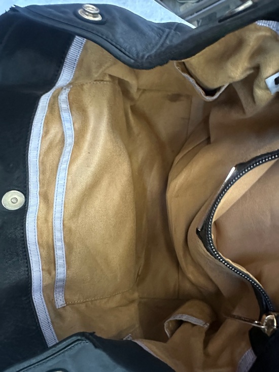 Jimmy Choo Black Zodiac Leather Shoulder Bag w/Gold & Silver Stud Accents COA - Picture 11 of 14